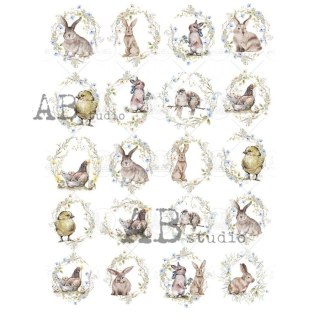 Papier ryżowy Abstudio A4 AB-1301