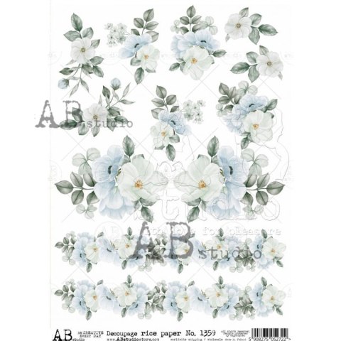 Papier ryżowy Abstudio A4 AB-1359
