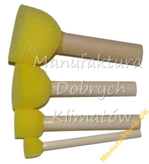 Zestaw 4 pędzli gąbkowych (1374)