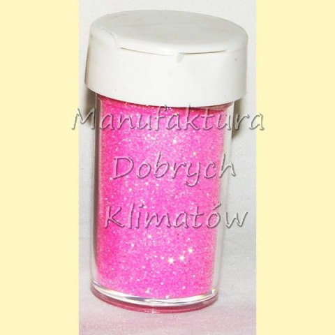 Brokat - różowy opalizujący 524