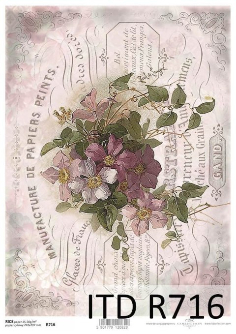 ITD Papier ryżowy A4 ITD R 0716