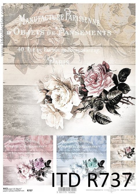 ITD Papier ryżowy A4 ITD R 0737