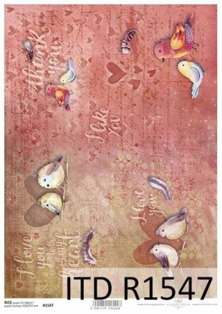 ITD Papier ryżowy A4 ITD R 1547