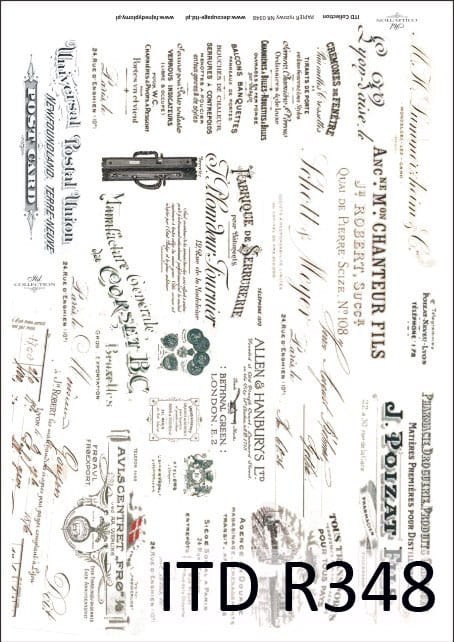 ITD Papier ryżowy A4 itdr348