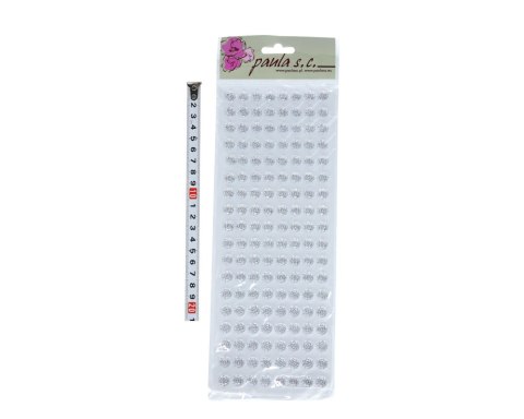 Dżety mrożone samoprzylepne 10mm transparentne DZ802 144szt