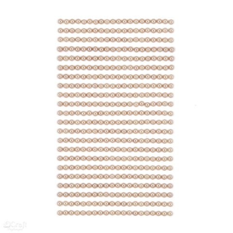 PERŁY SAMOPRZYLEPNE 4MM, 440 szt beige [GRPE-023]