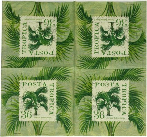 Serwetka nr. 1226 Posta Tropica [33x33]