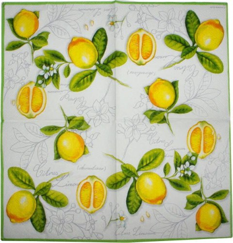 Serwetka nr. 1397 Citrus Limonum [33x33]