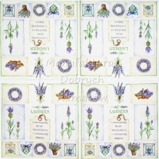 Serwetka nr. 1419 lavenders [33x33]