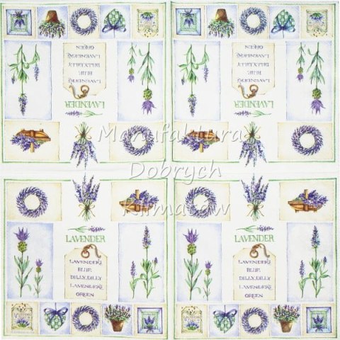 Serwetka nr. 1419 lavenders [33x33]