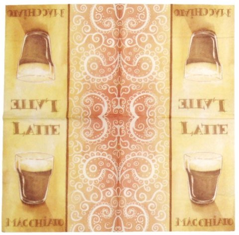 Serwetka nr. 214 Latte Macchiato [33x33]