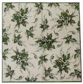 Serwetka nr. 52 Konwalie na kremowym [33x33]
