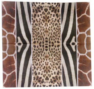 Serwetka nr. 805 animal skins [33x33]