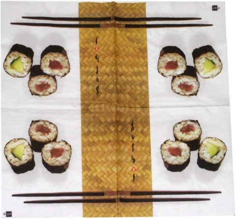 Serwetka nr. 837 sushi [33x33]