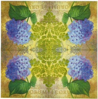 Serwetka nr. 1480 Flora Mystique: Hydrangea [33x33]