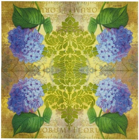 Serwetka nr. 1480 Flora Mystique: Hydrangea [33x33]