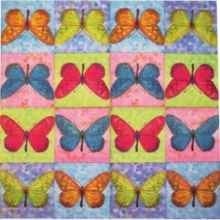 Serwetka nr. 1502 Pop Art Papillon [33x33]