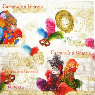 Serwetka nr. 1538 Carnevale a Venezia [33x33]