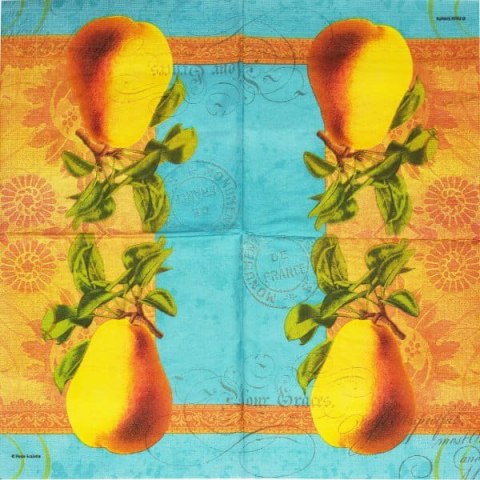 Serwetka nr. 1571 Pear Antiqua [33x33]