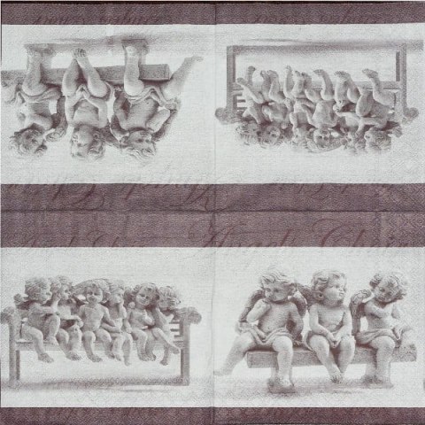 Serwetka nr. 1615 Angels choir [33x33]