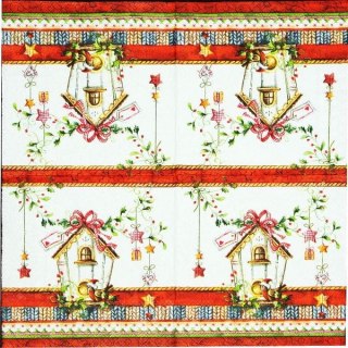 Serwetka nr. 1618 Birds house [33x33]