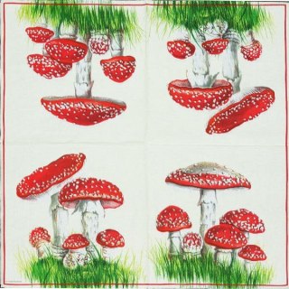 Serwetka nr. 1621 Fly agaric [33x33]