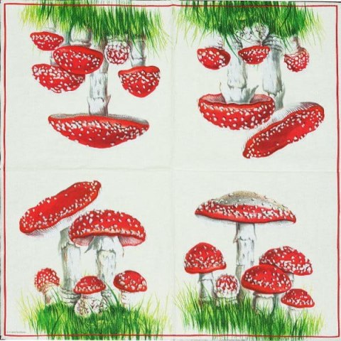 Serwetka nr. 1621 Fly agaric [33x33]
