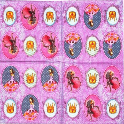 Serwetka nr. 1667 Little queen [33x33]