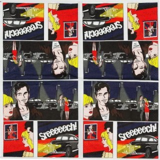 Serwetka nr. 1670 Pop Art [33x33]
