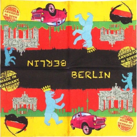 Serwetka nr. 1697 Berlin Berlin [33x33]