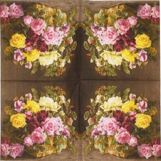 Serwetka nr. 1723 Roses in basket [33x33]