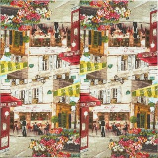 Serwetka nr. 1728 Rues de Paris [33x33]