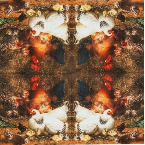 Serwetka nr. 1737 At the farm [33x33]