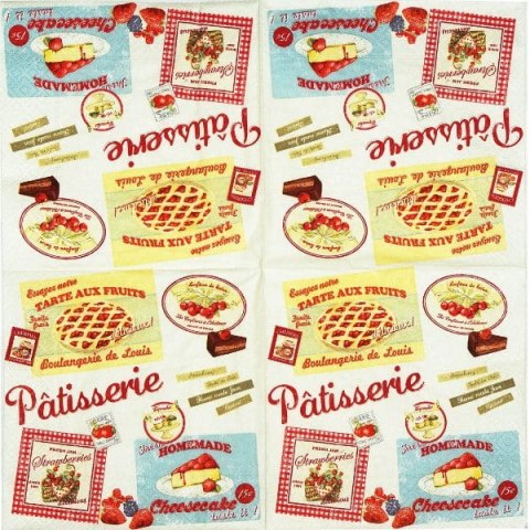 Serwetka nr. 1745 Vintage home collection fruits [33x33]