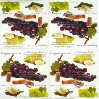 Serwetka nr. 1747 Vino [33x33]