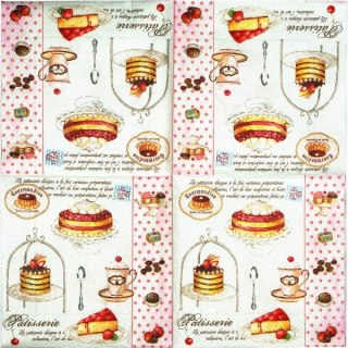 Serwetka nr. 1751 Patisserie [33x33]
