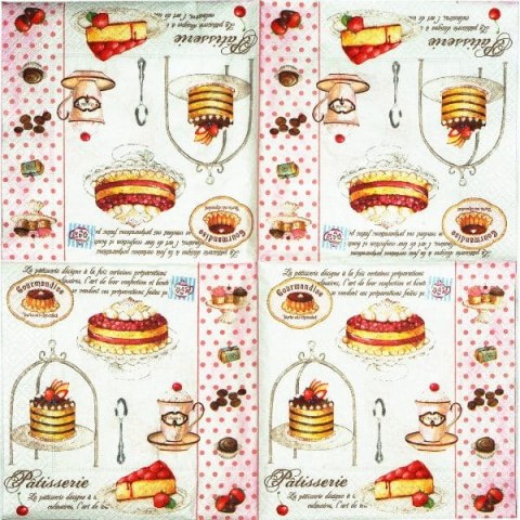 Serwetka nr. 1751 Patisserie [33x33]