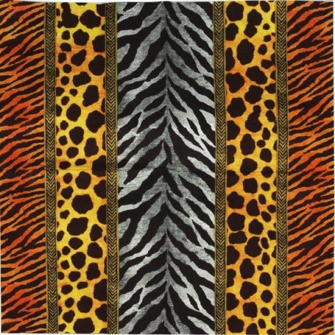 Serwetka nr. 1765 Animal print [33x33]