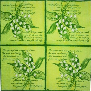 Serwetka nr. 18 Konwalie [33x33]