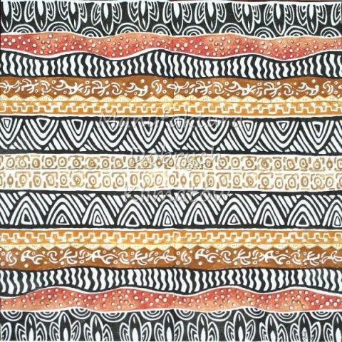 Serwetka nr. 2054 African Stripes [33x33]