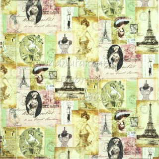 Serwetka nr. 2055 Madame a Paris [33x33]