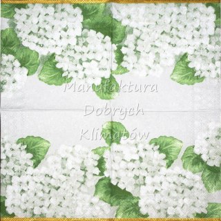 Serwetka nr. 2056 Hortensia White [33x33]