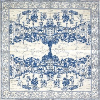 Serwetka nr. 2057 Toile blue [33x33]