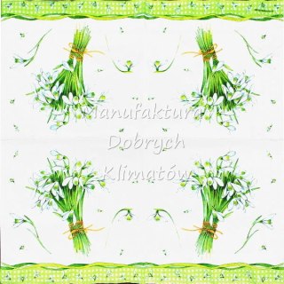 Serwetka nr. 2059 Bunch of snowdrops [33x33]