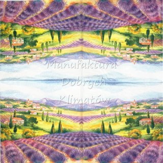 Serwetka nr. 2071 Lavender fields [33x33]