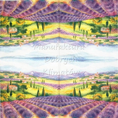 Serwetka nr. 2071 Lavender fields [33x33]