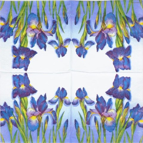 Serwetka nr. 2075 Iris meadow [33x33]