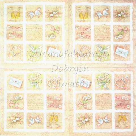 Serwetka nr. 2078 Wedding items [33x33]