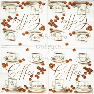 Serwetka nr. 2088 Coffee time [33x33]
