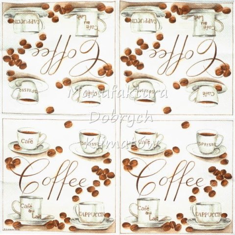 Serwetka nr. 2088 Coffee time [33x33]